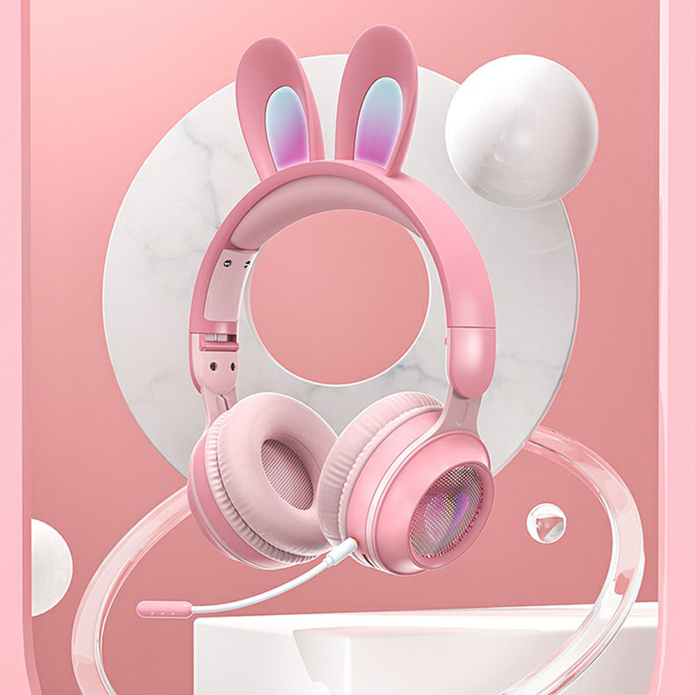KE-01 Cute Rabbit Ear Foldable Headphone Stereo Music Wireless Bluetooth Headset with Mic KE-01 Cute Rabbit Ear Foldable Headphone Stereo Music Wireless Bluetooth Headset with Mic